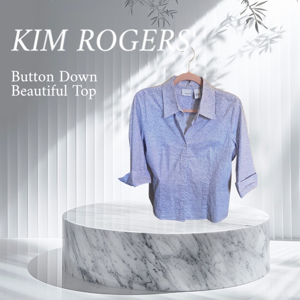 Kim Rogers Collared Button Down Shirt